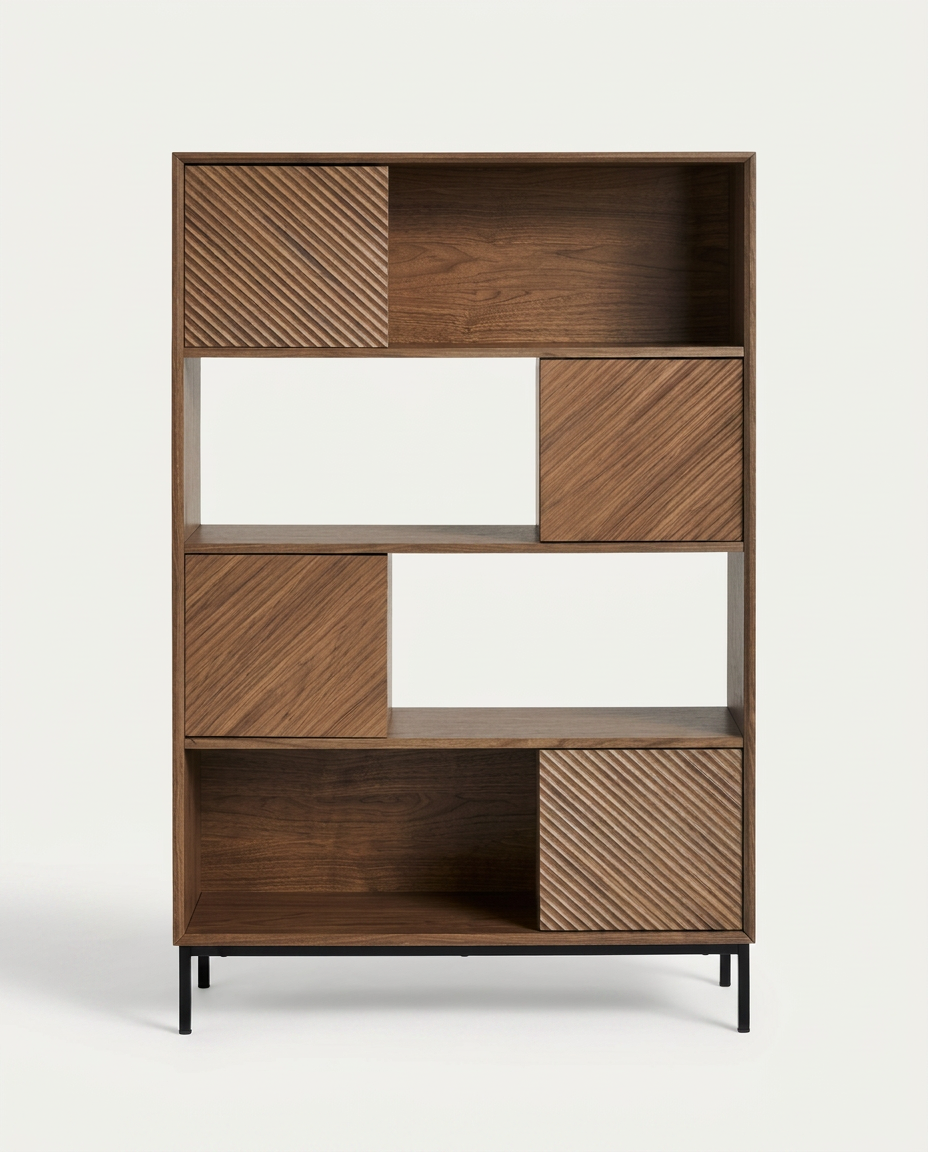 Pakka KD Fluted Display Shelving, KD / Flat-Pack manufactured and exported by D' Emporio Global, Gujarat, India